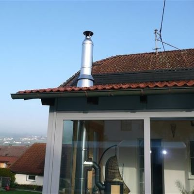 Edelstahlschornstein & Außenwandkamine Freistadt